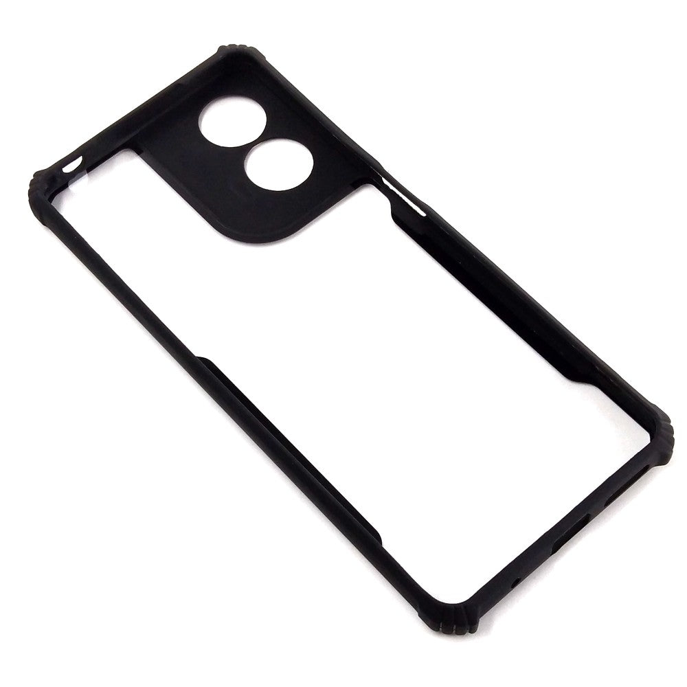 Motorola G04s case Matte Black Back Cover Soft Silicone TPU Bumper case