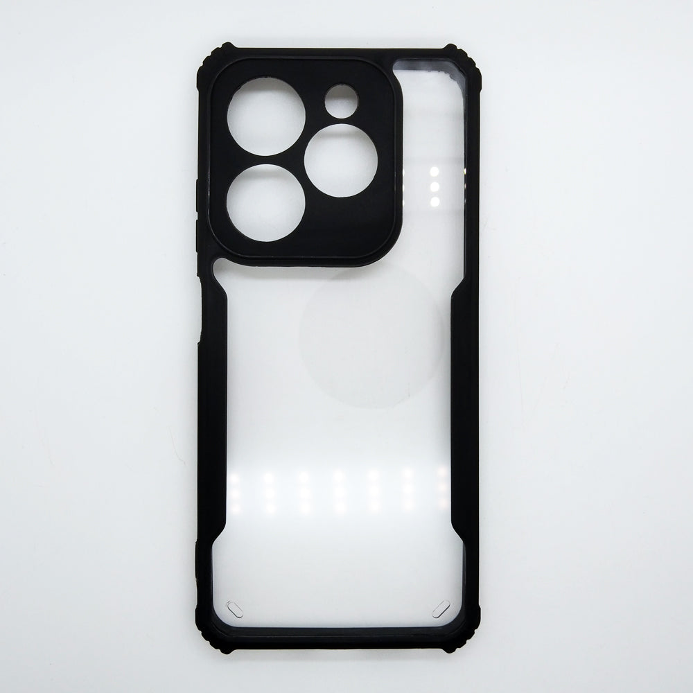 Tecno Spark 20 case Matte Black Back Cover Soft Silicone TPU Bumper case
