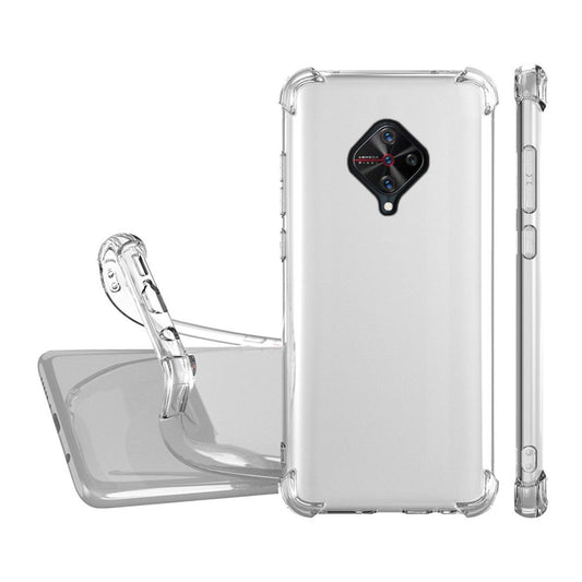 AntiShock Clear Back Cover Soft Silicone TPU Bumper case for Vivo S1 Pro