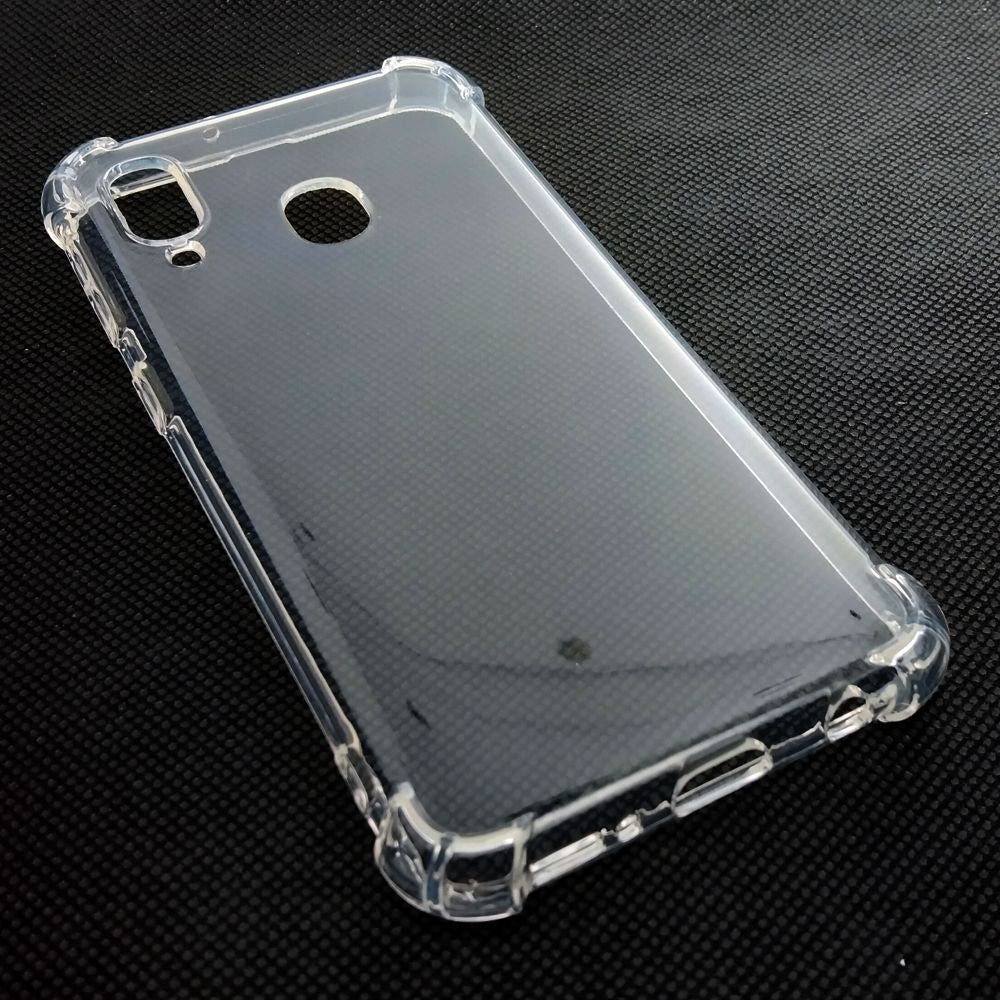 AntiShock Clear Back Cover Soft Silicone TPU Bumper case for Samsung A40