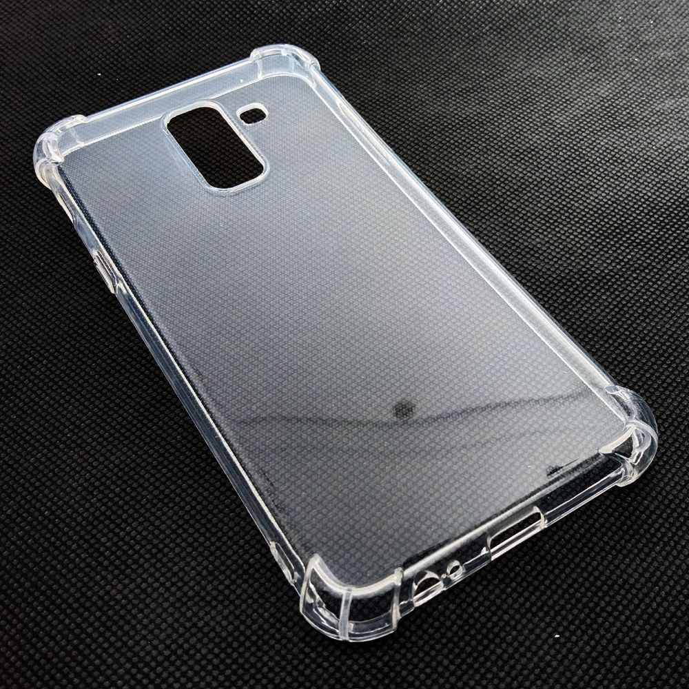 AntiShock Clear Back Cover Soft Silicone TPU Bumper case for Samsung A6 Plus