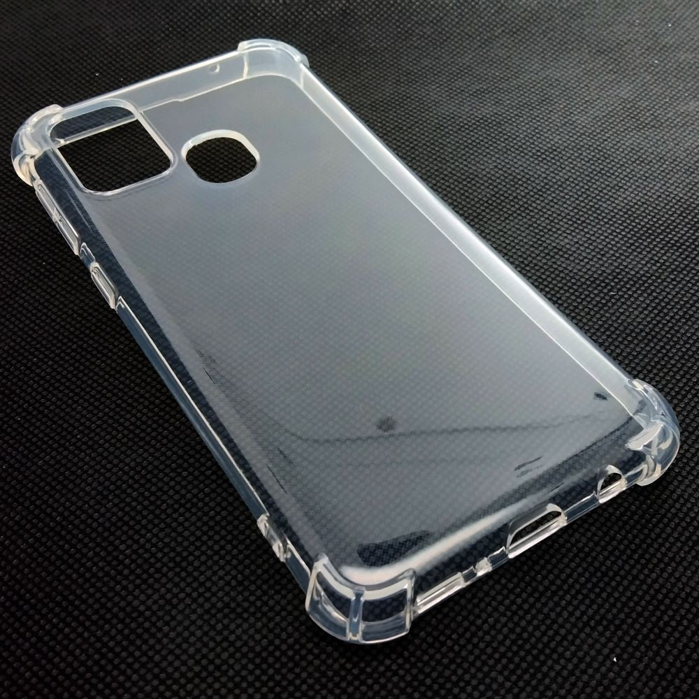 AntiShock Clear Back Cover Soft Silicone TPU Bumper case for Samsung M31