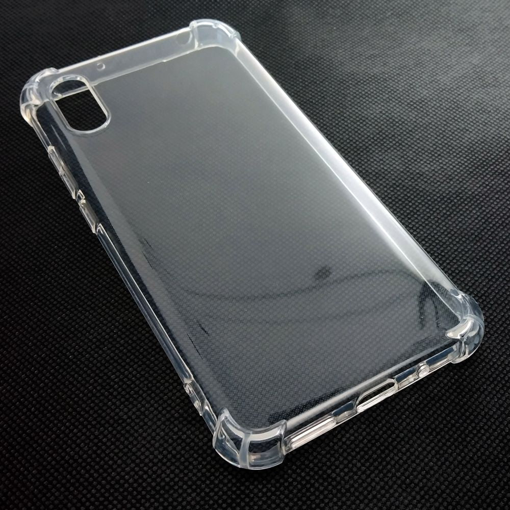 AntiShock Clear Back Cover Soft Silicone TPU Bumper case for Redmi 9A