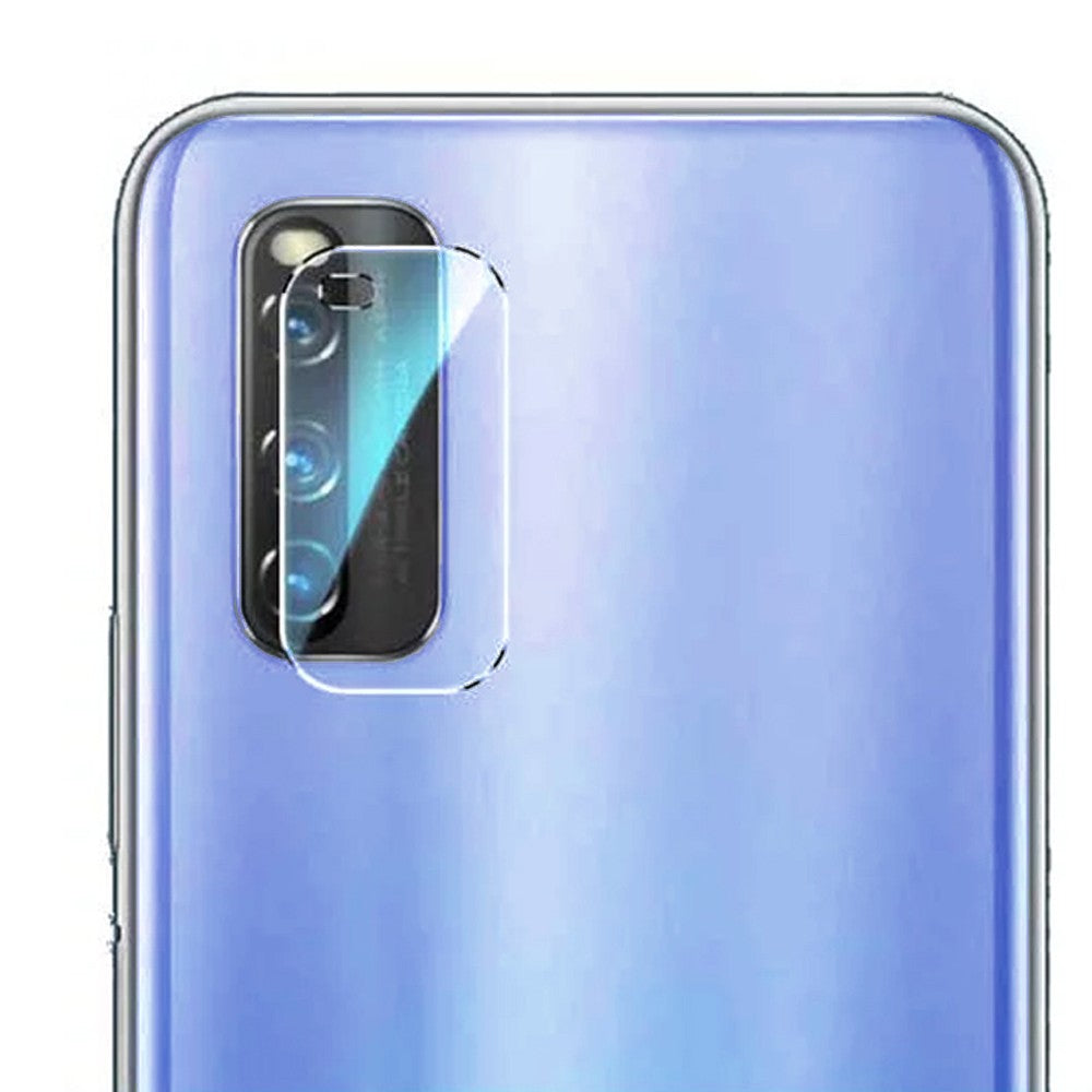 Combo Pack of Tempered Glass Screen Protector, Carbon Fiber Back Sticker, Camera lens Clear Glass Bundel for Vivo Y30 / Y50