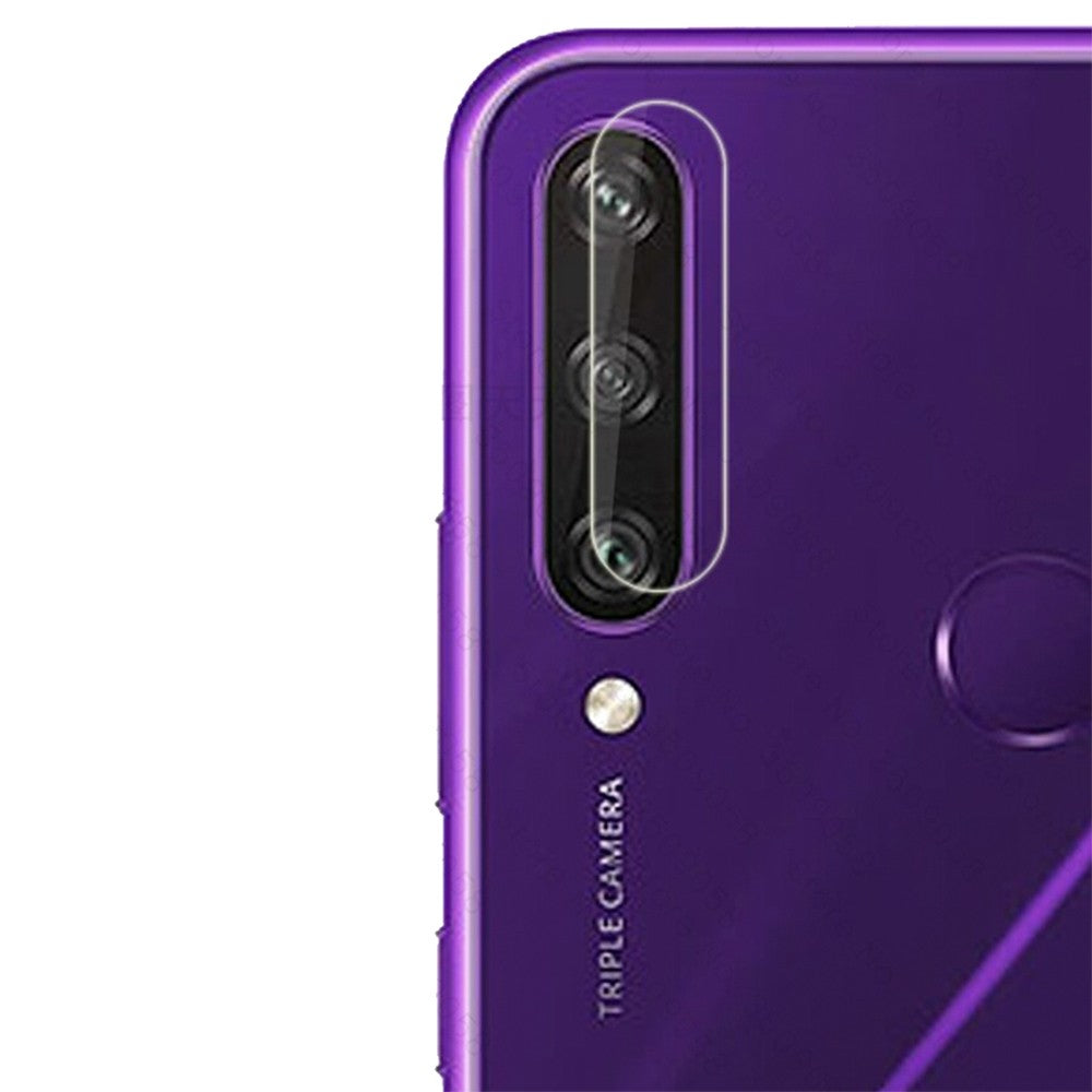 Combo Pack of Tempered Glass Screen Protector, Carbon Fiber Back Sticker, Camera lens Clear Glass Bundel for Huawei Y6p