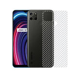Realme C25Y carbon Back Clear Skin Sticker