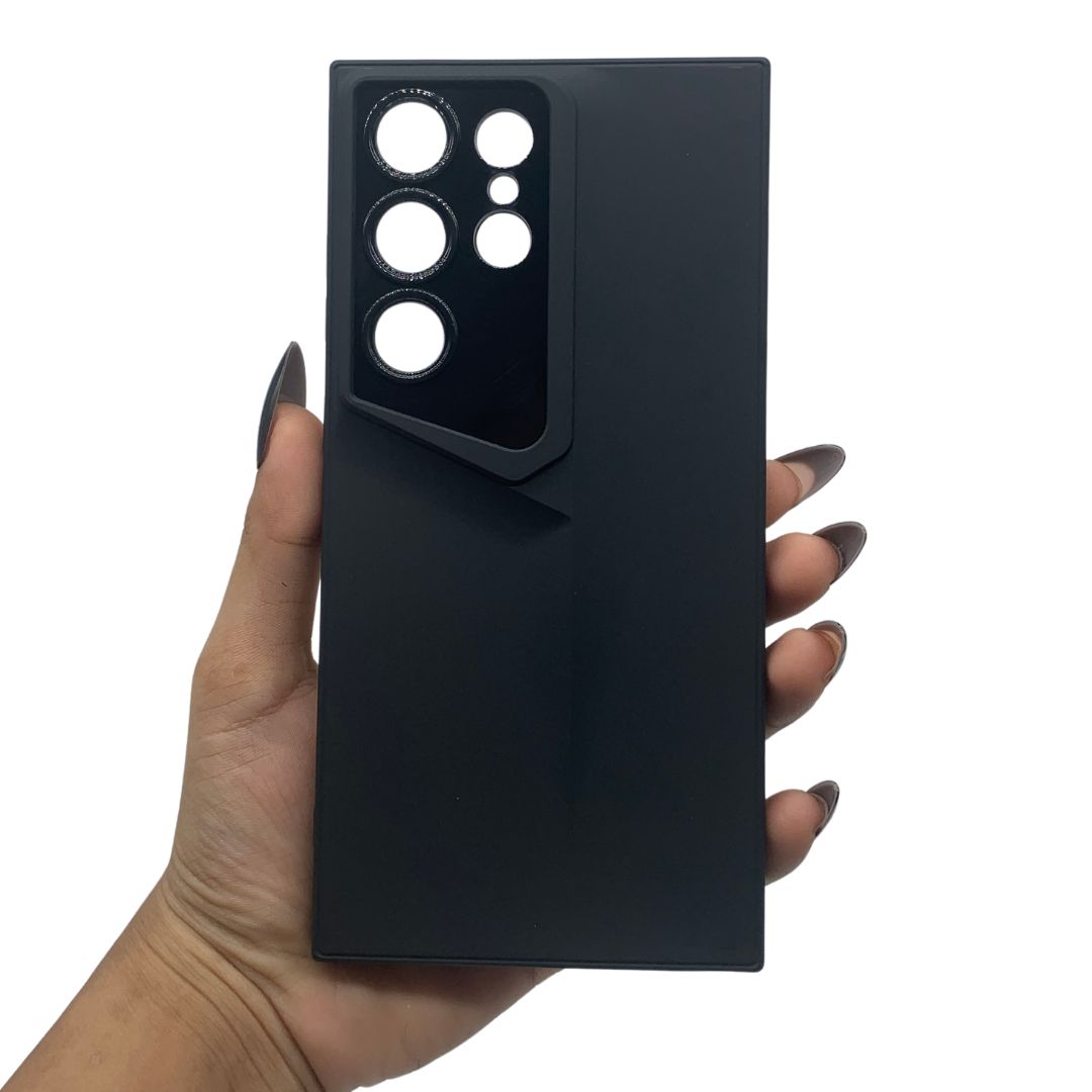 Sharp Design Soft Silicone Slim Case For Samsung Galaxy S24 Ultra