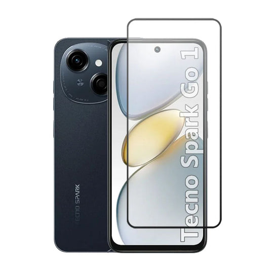 Tecno Spark Go 1 Screen Protector Full HD Tempered Glass with installation Kit