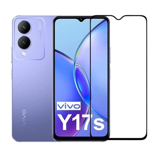 Vivo Y17s Screen Protector Full HD Tempered Glass with installation Kit