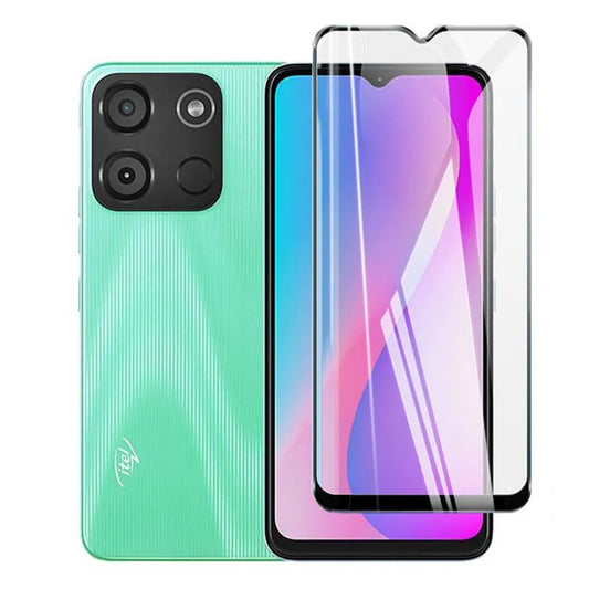 itel A60 Screen Protector Full HD Tempered Glass with installation Kit