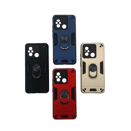 Redmi 12C Hard PC Case with ring holder Shockproof Slim back Cover