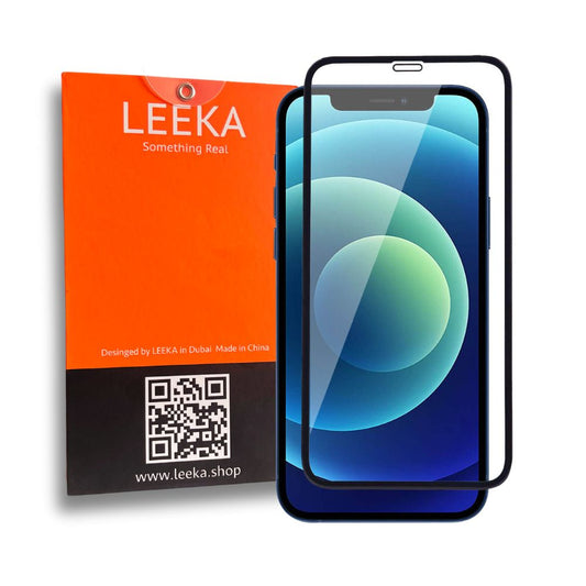 LEEKA Apple iPhone 12 Supreme Quality HD Clear Tempered Glass Screen Protector