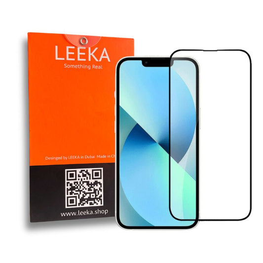 LEEKA Apple iPhone 14 Supreme Quality HD Clear Tempered Glass Screen Protector