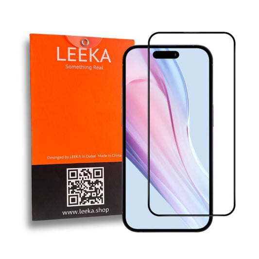 LEEKA Apple iPhone 16 Supreme Quality HD Clear Tempered Glass Screen Protector