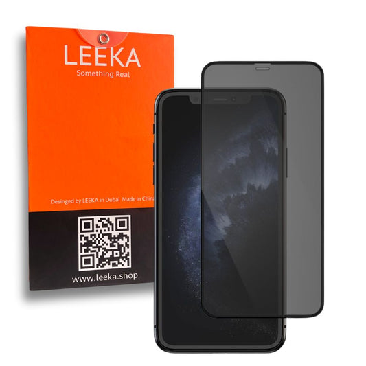 LEEKA Apple iPhone 11 Supreme Quality Anti-Spy Privacy Glass Screen Protector