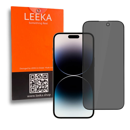 LEEKA Apple iPhone 14 Pro Max Supreme Quality Anti-Spy Privacy Glass Screen Protector