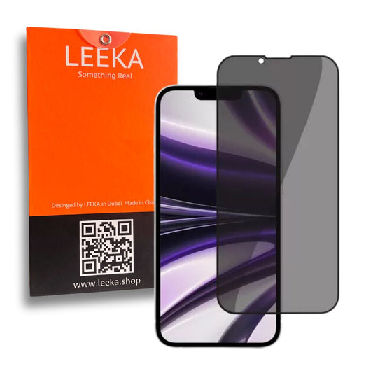 LEEKA Apple iPhone 14 Supreme Quality Anti-Spy Privacy Glass Screen Protector