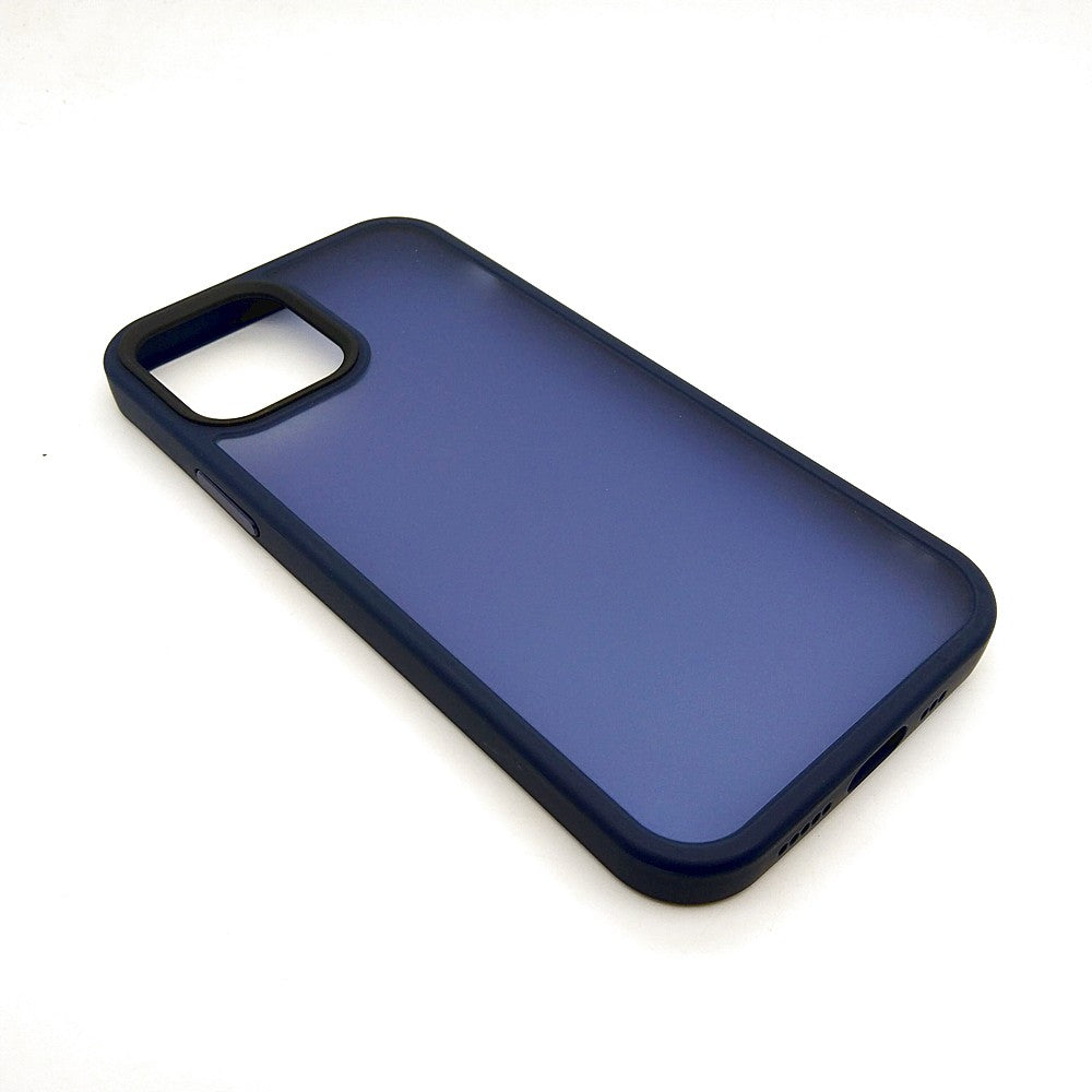 iPhone 12 Luxury Matte Slim Shockproof iPhone Case Blue