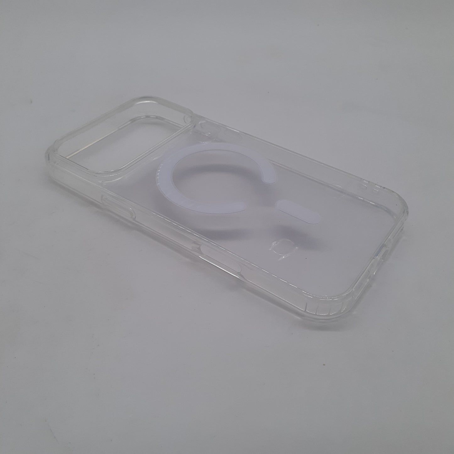iPhone 17 Pro Max Clear MagSafe Compatible Case Magnetic Wireless Charging Cover