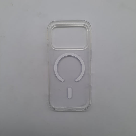 iPhone 17 Pro Clear MagSafe Compatible Case Magnetic Charging Cover