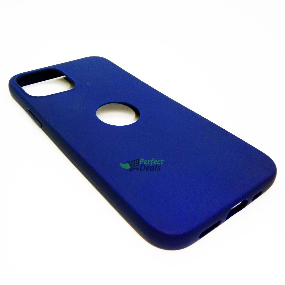 iPhone 12 Pro Silicone back Cover Slim Magic TPU Case Blue