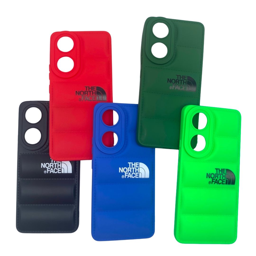 OPPO A18 Puffer Jacket Case Shock-Absorbing Air Cushion Back Cover