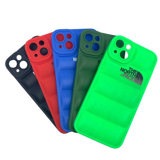 iPhone 14 Plus Puffer Jacket Case Shock-Absorbing Air Cushion Back Cover