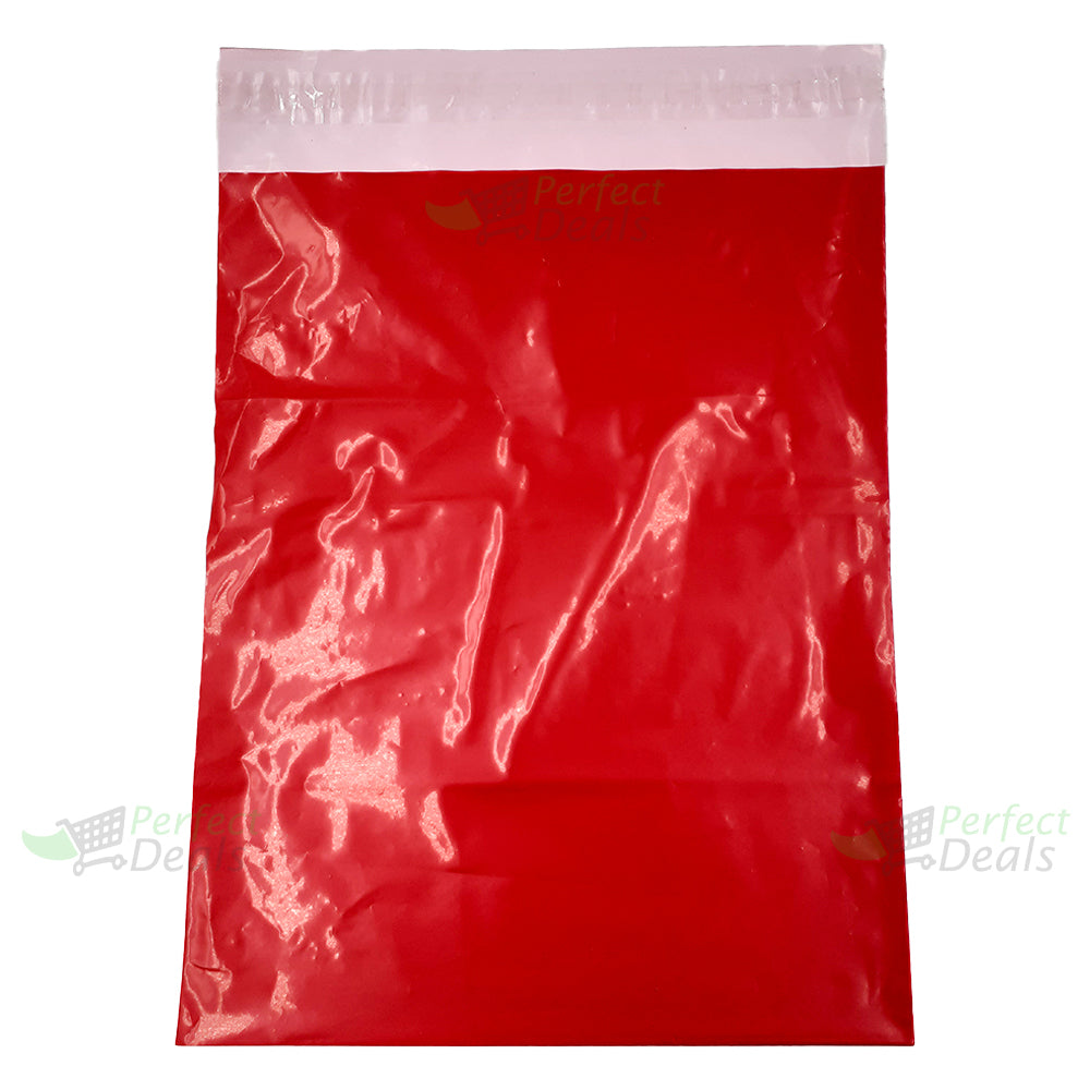 Shipping Bags Poly Mailer Courier Bags Red Medium 25cm x 35cm