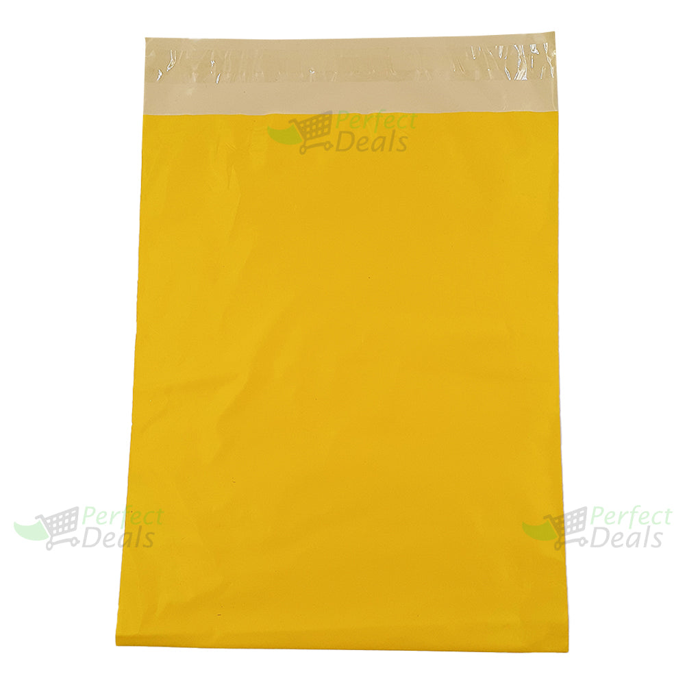 Shipping Bags Poly Mailer Courier Bags Yellow Medium 25cm x 35cm