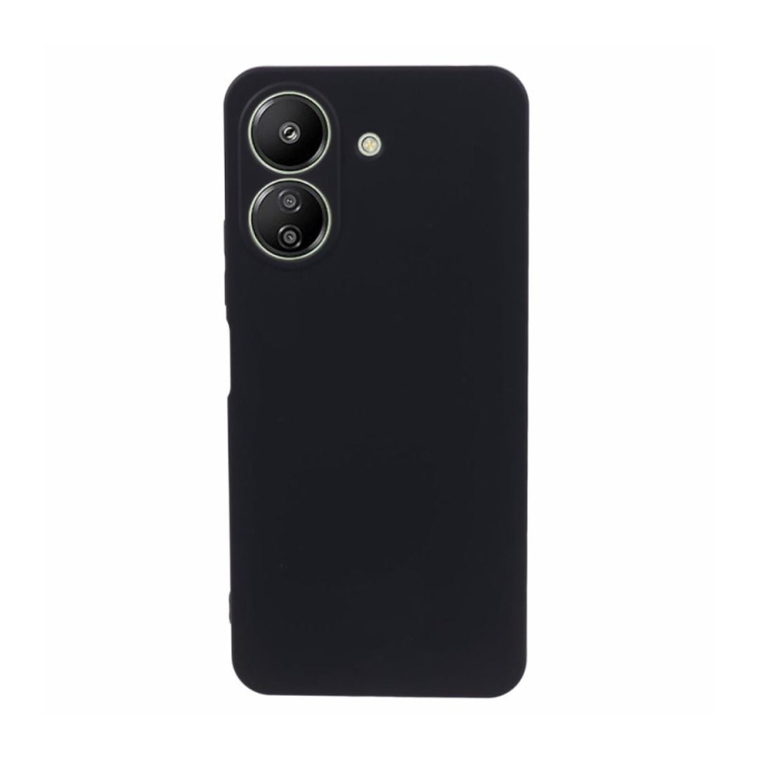 Redmi 13C Soft Silicone Black TPU Back Cover Case For Redmi 13C