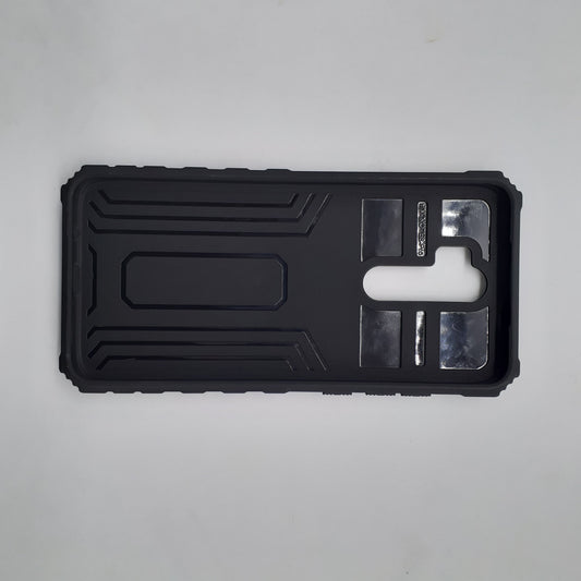 Redmi Note 8 Pro Rugged Protection Phone Case with Sliding Camera Cover and Integrated Kickstand for Hands-Free Viewing