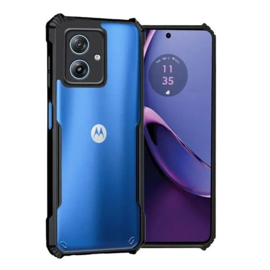 Motorola Moto G14 Heavy-Duty Shockproof Protection Phone Case with Reinforced Edges, Crystal Clear Anti-Drop Cover, and Enhanced Grip