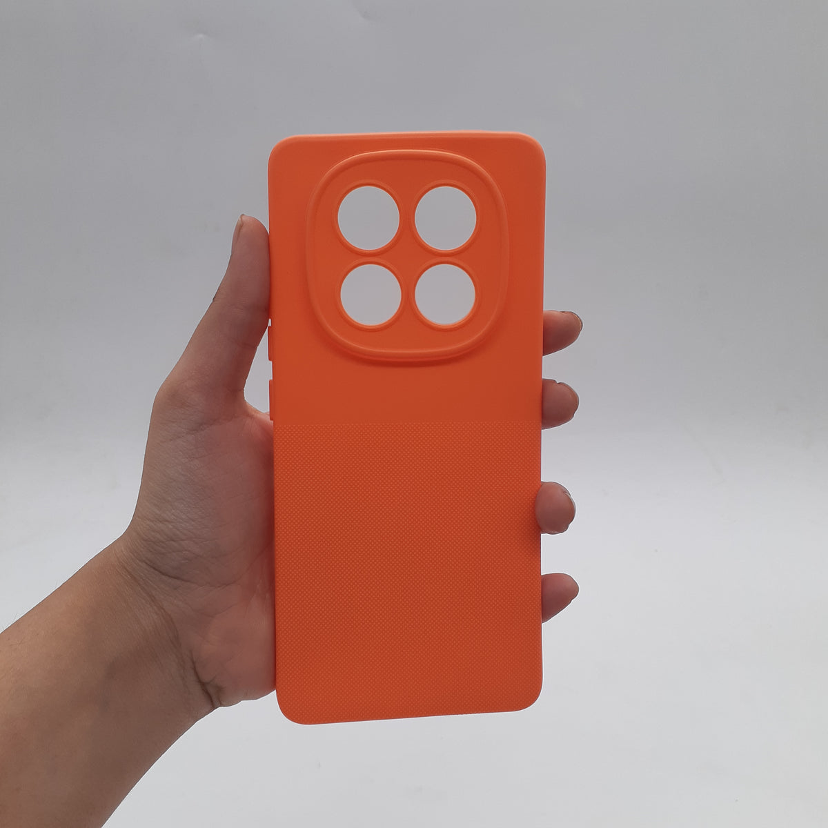 Redmi Note 14 Pro Slim Silicone Shockproof Case – Soft TPU Protective Back Cover with Raised Screen & Camera Guard