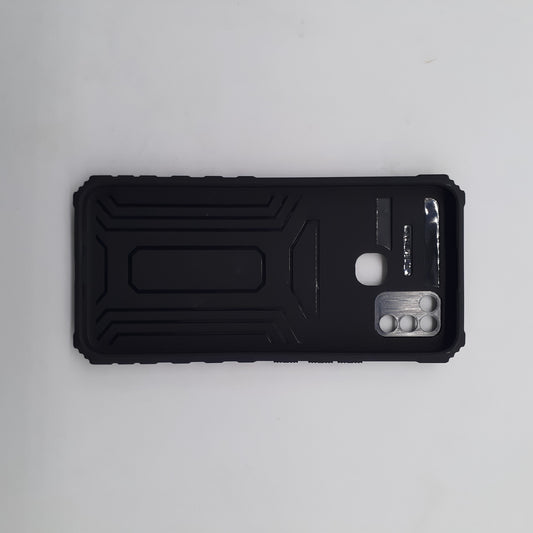 infinix Smart 5 CamShield Armor Case with Sliding Lens Camera Cover and Integrated Kickstand for Ultimate Protection and Hands-Free Viewing