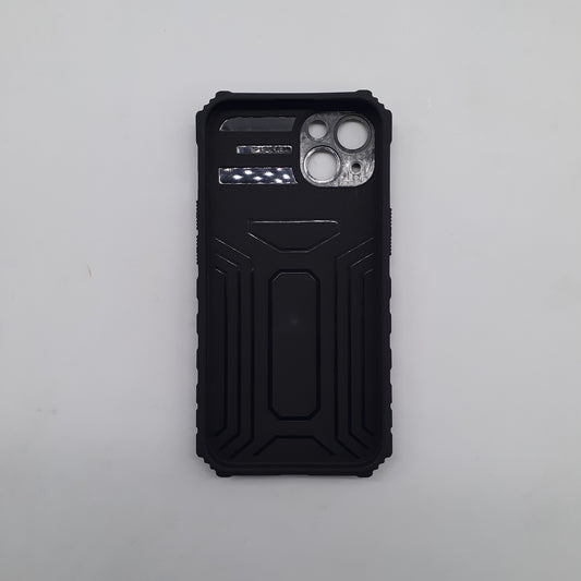 iPhone 13 Heavy Duty Case with Slide Camera Cover Lens Protection and Integrated Kickstand for Hands-Free Viewing