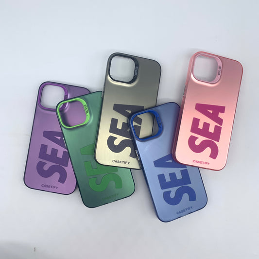 iPhone 15 Hard PC case SEA Design Luxury back cover