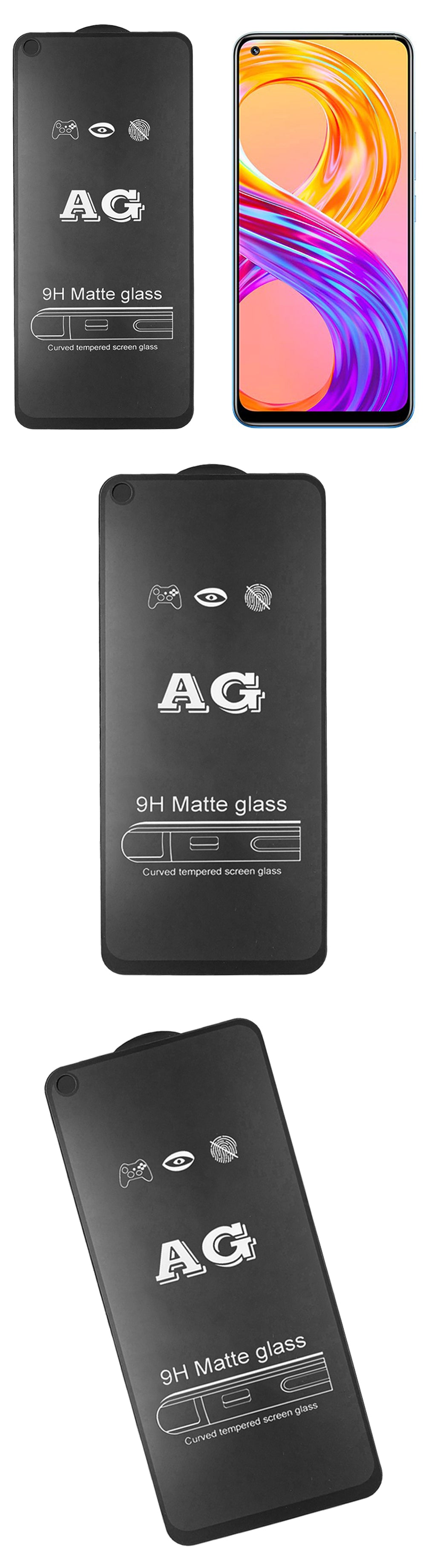 Matte Tempered Glass Screen Protector for Realme 8