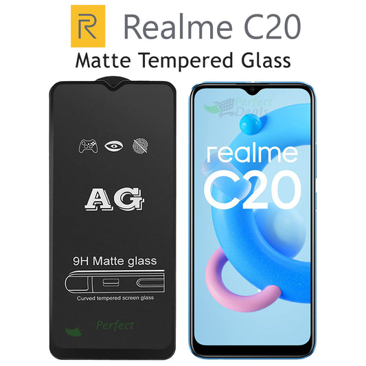 Matte Tempered Glass Screen Protector for Realme C20
