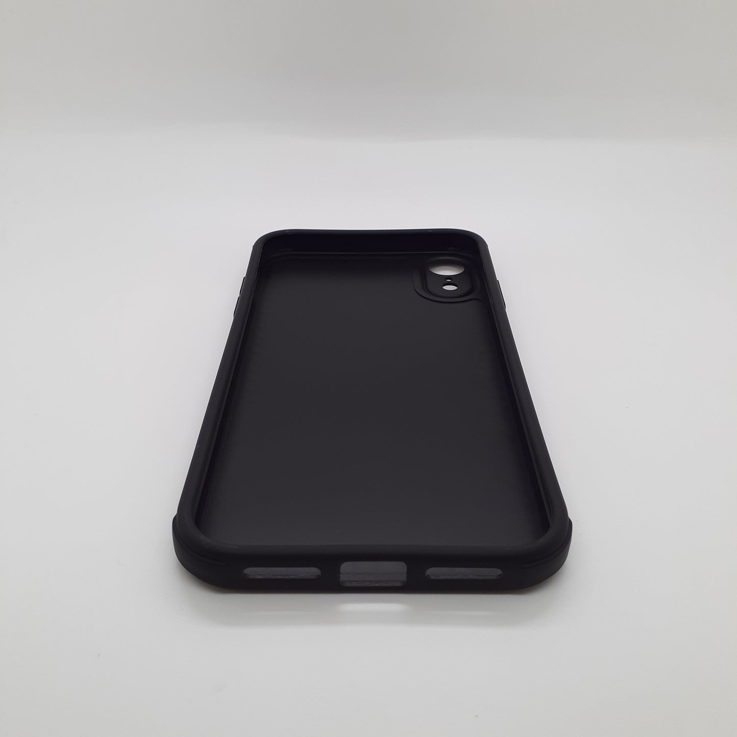 iPhone XR Carbon Fiber texture Hard Rubber armour back cover shock-porof case