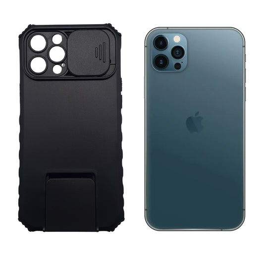 iPhone 12 Pro Max Case with Slide Camera Cover, 360Β‘ Rotate Ring Stand, Kickstand, Heavy-Duty Rugged Armor, Impact-Resistant, Shockproof Protective Bumper Cover