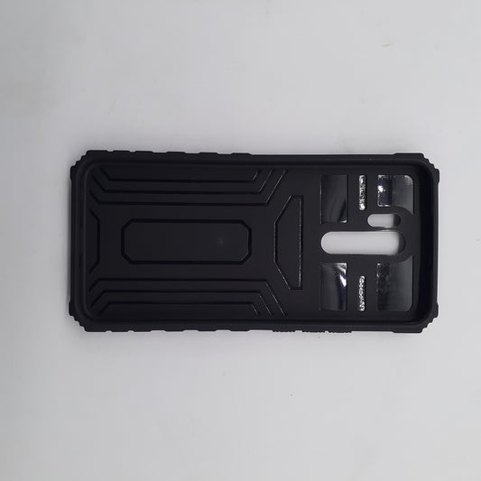 Redmi 9 Shockproof Case with Camera Slide Cover, Built-in Kickstand, and Magnetic Ring Holder for Full Body Protection