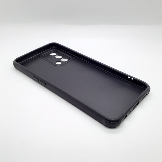 OPPO A74 Carbon Fiber texture Hard Rubber armour back cover shock-porof case