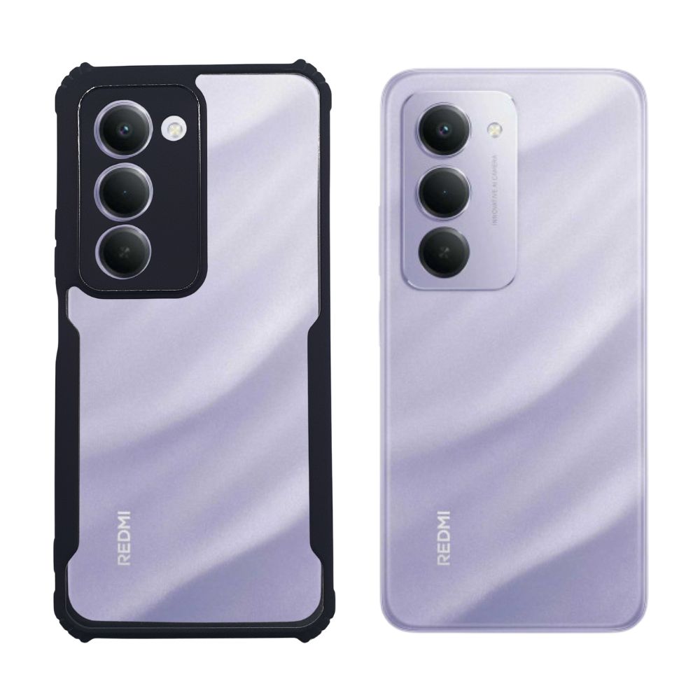 Redmi 15 4G Case, Heavy Duty Shock Proof Edges Protection Cover with Enhanced Grip and Non-Slip Design