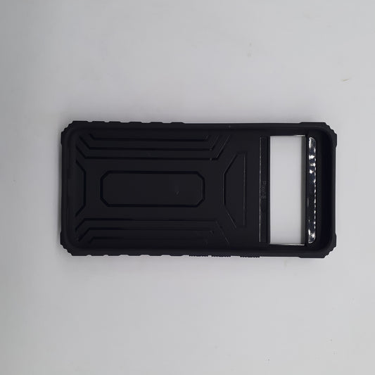 Google Pixel 8 Heavy Duty Shockproof Case with Slide Camera Lens Cover and Integrated Kickstand/Stand for Hands-Free Viewing