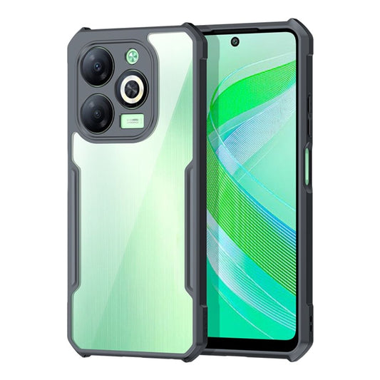 Infinix Smart 8 Plus Hybrid Armor Case with Carbon Fiber Texture, Shockproof Edges, Enhanced Grip, and Precise Cutouts for Full Protection