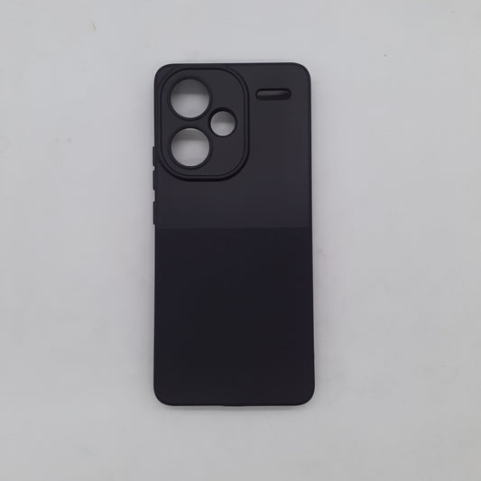 Redmi Note 13 Pro Plus Shockproof Silicone Case – Slim TPU Protective Back Cover with Raised Camera & Screen Guard