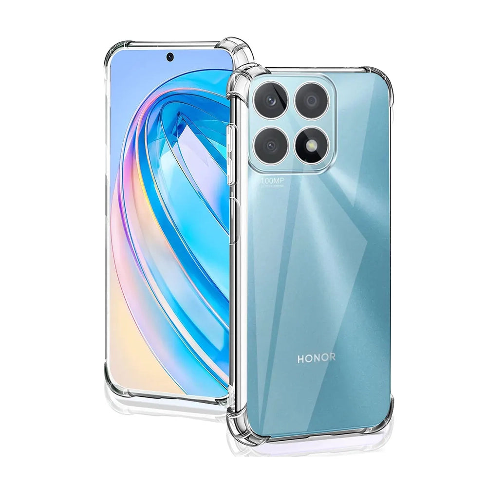 AntiShock Clear Back Cover Soft Silicone TPU Bumper case for HONOR X8a