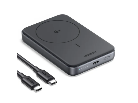 UGREEN 10000mAh 30W Qi2 Magnetic Wireless Power Bank – Model PB761 – Portable Fast Charging Battery Pack for Smartphones, Tablets, Laptops and USB-Powered Devices