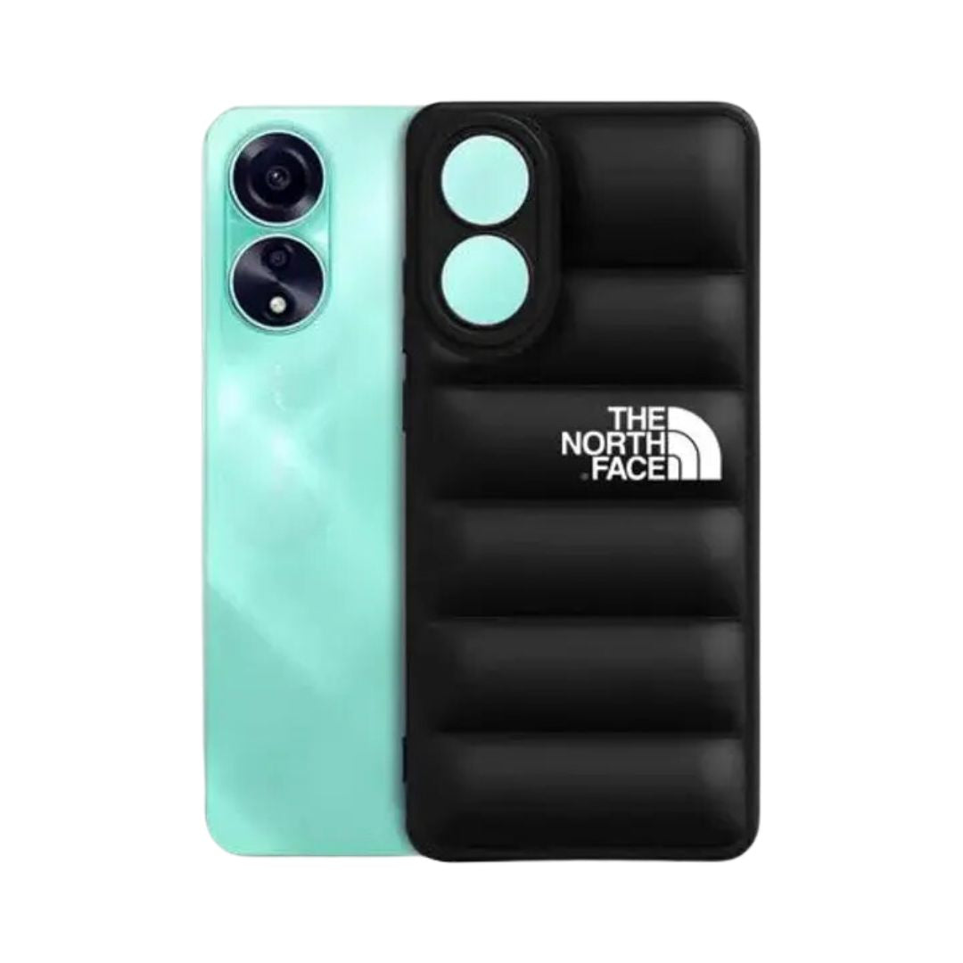 OPPO A18 Puffer Jacket Case Shock-Absorbing Air Cushion Back Cover