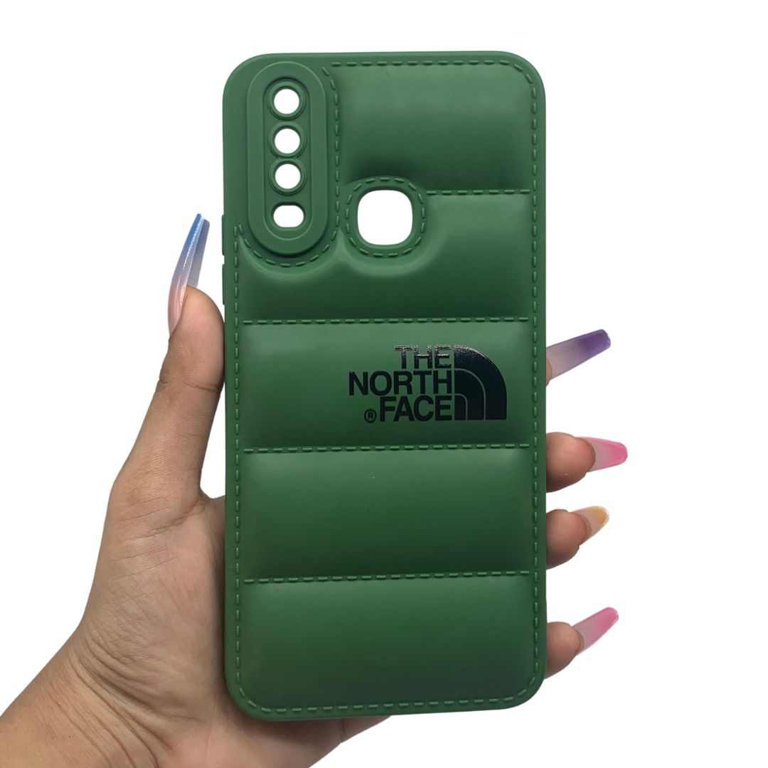 Vivo Y17 Puffer Jacket Case Shock-Absorbing Air Cushion Back Cover
